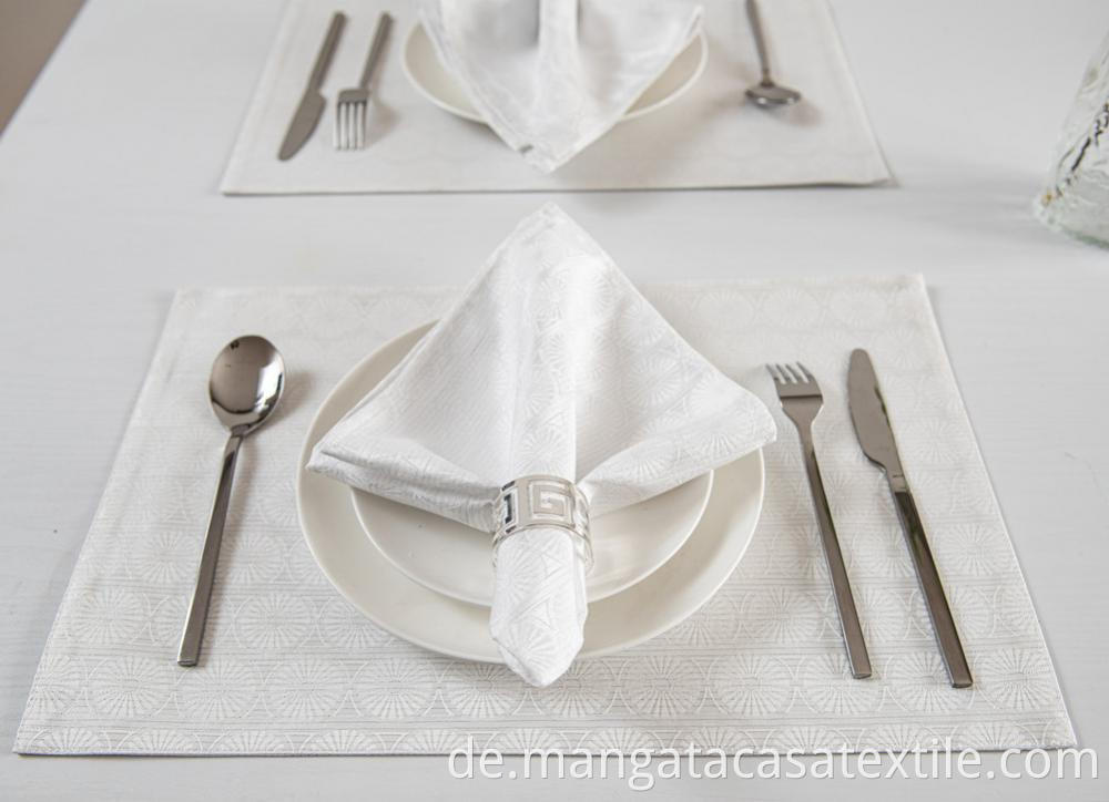 White Placemat For Table